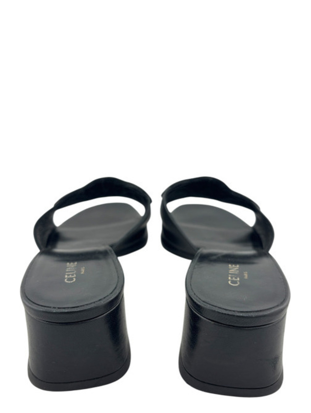 Celine Clemence Triomphe Logo Mules - Picture 4 of 5